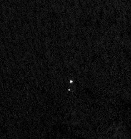 Mars Orbiter Catches Snapshot of Phoenix Probe's Landing